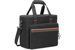 PGmoon Étui de Transport pour Microphone sans Fil à 6 Emplacements, Sac de Rangement pour Microphone avec Rembourrage Épais pour Chant, Karaoké, Fête (Conception Brevetée)