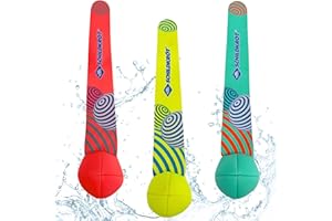 ‎SCHILDKRÖT Schildkröt® Neopren Diving Balls, 3 Tauchbälle mit Schweif, Sandfüllung, Schweif Steht am Grund, wählbar