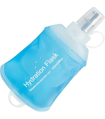 Sports Lot De 2 Bouteilles D'eau De Course à Pied Pour Ceinture D' Hydratation Ou Gilet – Idéal Pour La Course à Pied, La Randonnée, Le Cyclisme (280 Ml