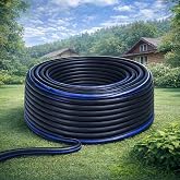 10 METRE Termo Kau&ccedil;uklu Bah&ccedil;e Hortumu Dayanıklı 3 Katlı Sağlam Su Sulama Yıkama Hortum 12.5 mm 1/2"
