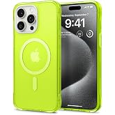 Spigen Ciel by CYRILL Apple iPhone 15 Pro Max ile Uyumlu Kılıf Ultra Sheer Mag MagSafe &ouml;zellikli Lime - ACS06630