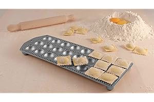 EPPICOTISPAI Raviolier en aluminium pour raviolis carrés 40 x 40 cm Code E47 Argent