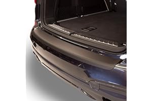 Travall Protector Compatible with BMW X3 (2017-2021) TBP1093P - Vehicle-Specific Black Smooth Plastic Rear Bumper Protector