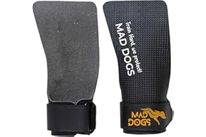MAD DOGS Boxer pour Crossfit et Cross Training, Hand Grips avec coussin, protection et confort, design sans trous, unisexe