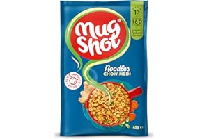 Mug Shot Chow Mein Noodles, 45g (Pack of 10 sachets)