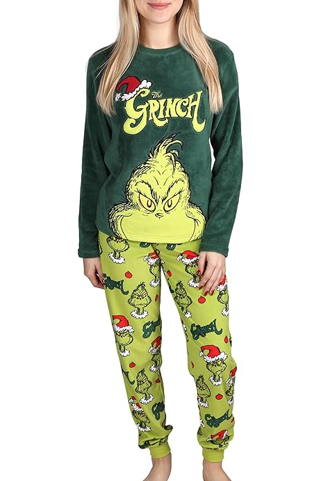 Pigiama Grinch Natale Tuta The Grinch Per Bambini Pigiama - Main Image