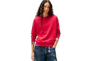 Tommy Jeans Damen Pullover Crew Neck Rundhalsausschnitt