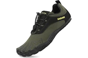 SAGUARO buty do biegania na szlak męskie damskie minimalistyczne buty sportowe na świeżym powietrzu i wewnątrz siłownia fitness piesze wycieczki, wspinaczka, chodzenie barefoot buty wodne
