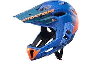 Cratoni C-Maniac 2.0 MX MTB Casco Nero/Rosso 2022