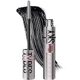 Maybelline New York Lash Sensational Sky Tubes Mask, Very Black | Shea Butter and Castor Oil, Vegan Formula, Up to 24H, Exten