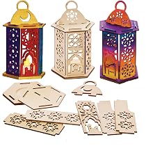 Actividades Niños Educación Religiosa Kit De Manualidades Vidriera Ramadán – Pack De 6, Para Niños Desde 5 Años, Incluye Celofán Y Cinta Actividades Niños Educación Religiosa Kit De Manualidades Vidriera Ramadán – Pack De 6, Para Niños Desde 5 Años, Incluye Celofán Y Cinta
