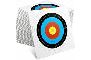 QWORK Bågskyttemål, pappersansikten, 40 cm/60 cm tillgängliga - bågskyttetillbehör