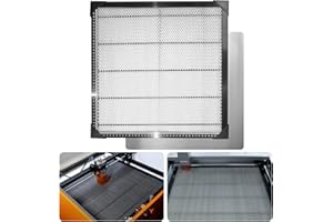 JoliJour Wabentisch für Lasergravierer,Laser Honeycomb Arbeitstisch,450*430*22mm Passend für Laserschneider Und Laser Gravierer,mit Aluminiumplatte,Honeycomb Arbeitstisch,Waben Laser Arbeitsplatte