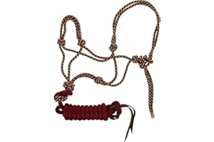 Weaver Leather Diamantgeflecht-Seilhalfter mit Führleine