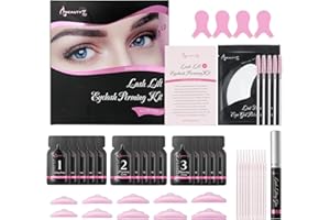 2024 Upgraded Lash Lift Kit 2 in 1 Eyelash and Eyebrow Lamination Kit, Lash Perm Kit, Semi Permanent Lash Extension Curling Set, Individual Package Pack of 5 Beauty7