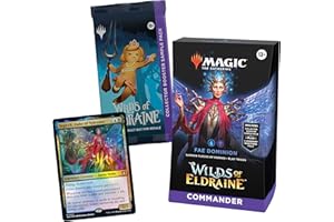 Magic: The Gathering Talia dowódcy Commander Wilds of Eldraine ― Fae Dominion (Królestwo Fae): talia zawierająca 100 kart (Wersja angielska)