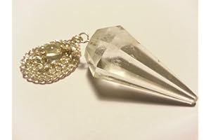 CHABOTTAKRA Pendolo Gemma/Pietra Preziosa Ametista Cristallo di Rocca ed Altre sorte