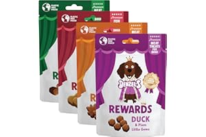 Denzel's Rewards, Natural Dog Treats - High Value Training Treats - Variety Pack (Pack of 4)