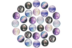 Brysalis 30 Piezas Pelotas Saltarinas para Niños, 30 mm Pelota Saltarina Espacio, Goma Bolas Rebotadoras, Pelotas de Goma de Juguete, Pelotas de Rebote de Regalos para Cumpleaños Infantiles