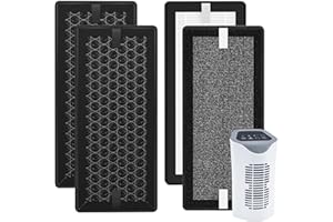 VILLAPOOL 2 Replacement Filter Set compatible with Spear & Jackson 38065 Air Purifier and Netta 28W,3-stage filter,Replacement for 38062 Filter,Filter dust, odor, and hair from the air