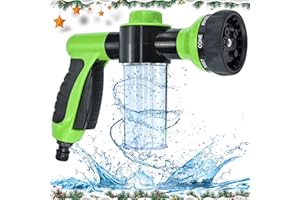 Hombasing Pistolet Arrosage Jardin, Buse de Tuyau d'Arrosage,Semi-Automatique Pistolet Pour Laveuse à Haute Pression 2 en 1 - IdéAl Pour Lavage De Voiture, Moto, Jardin, FenêTres, Toits Et Plus Encore