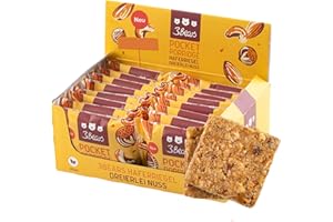 ‎3BEARS 3Bears Pocket Porridge Haferriegel - Dreierlei Nuss I 16 x 55 g vegane Müsliriegel mit köstlichem Nuss-Geschmack und 26% Vollkorn-Haferflocken I als ballaststoffreicher Snack To-Go