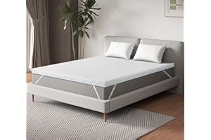 EGO Home Matratzen Topper 180x200 cm, 7cm Höhe Matratzentopper mit Schaumstoff von 7 Zonen Schneiden, Öko-TEX Zertifiziert, Matratzenauflage 180x200cm für Boxspringbett Matratze Schlafsofa