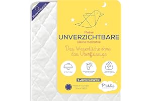 P'tit Lit - Unentbehrliche Babymatratze - 60x120 cm - Klimatisiert: 1 Sommerseite / 1 Winterseite - Oeko Tex®