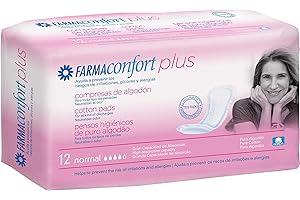 Farmaconfort Compresas de algodón Normal 12 unidades