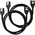 Corsair Cavo SATA Schermato Premium - SATA 6Gbps 60 cm, Nero