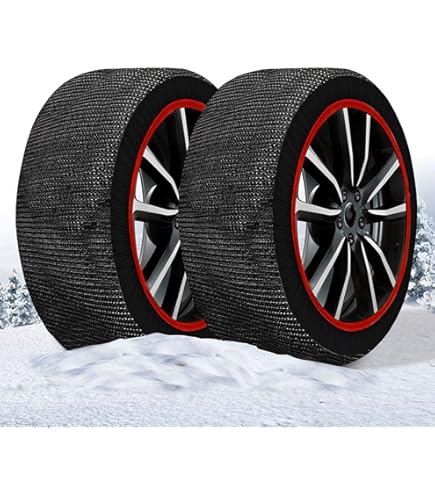 Easysock S - Sneeuwketting, textiel- Goedgekeurd volgens EN 16662-1 - Textil wielkettingen - Alledaagse wielkettingen voor sneeuw en ijs - Set met 2 wielkettingen Easysock S - Sneeuwketting, textiel- Goedgekeurd volgens EN 16662-1 - Textil wielkettingen - Alledaagse wielkettingen voor sneeuw en ijs - Set met 2 wielkettingen