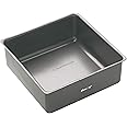 MasterClass 25 cm Deep Cake Tin with PFOA Non Stick and Loose Bottom, 1 mm Carbon Steel, 10 Inch Square Pan