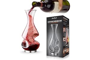 Final Touch Conundrum Aérateur de vin Decanter Potable Cadeau Clair,