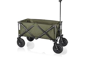 ‎CAMPART Campart Gartenkarre CamPart HC-0915 Faltbarer Trolley, Grün, L, HC-0915