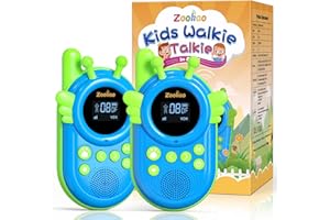 Zookao Walkie Talkie Kinder Spielzeug, Outdoor Spiele - Woki Toki Weihnachten Geburtstags Geschenke ab 3-12 Jahre Junge Mädchen Funkgeräte Set