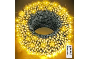 ITMNMNL Luci Natale Esterno 500LEDs 50M,Luci Albero di Natale Luci Natalizie da Esterno,IP44 Luci Natale Decorazioni 8 Modalità,luci natale interno Esterni Festa Giardino Patio Albero,Matrimonio