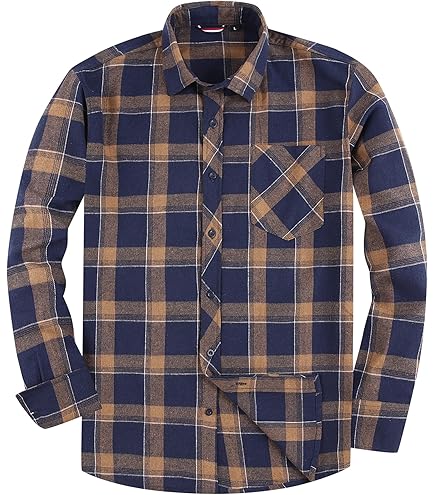 Heren lange mouw sherpa gevoerd fleece geruit flanellen overhemdjack, button -down overhemd flanellen shacket katoenen geruit overhemd houthakker warme winter dikke werkjas,Xl
