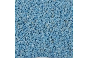 MCTIES DEKOMARKET Granulés décoratifs décoratifs - 2-3 mm - Petites pierres décoratives - 0,5 kg (bleu clair)