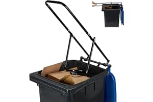 Relaxdays Zgniatarka Odpadków, Czarny, 39 x 33 x 95 cm