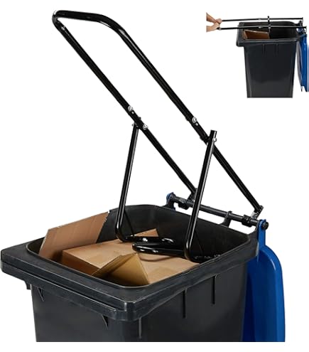 NEWTRY Vuilnisverdichter, draagbare afvalbreker voor afvalcompressie, staand ontwerp afvalpersgereedschap, ideaal voor thuis en commercieel gebruik (120L -240L NEWTRY Vuilnisverdichter, draagbare afvalbreker voor afvalcompressie, staand ontwerp afvalpersgereedschap, ideaal voor thuis en commercieel gebruik (120L -240L
