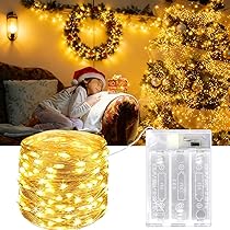 LED Stringa Batteria USB 12V Filo Di Rame Fairy Luci Natale - Foto 2