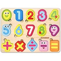 QUOKKA Speelgoedpuzzel Van 3 4 5 Jaar - 28-Delige Houten Puzzelspellen Voor Kinderen - Cadeau Kinderspeelgoed Voor Meisjes En Jongens Van 6 7 Met Boerderij