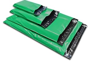 ODL PACKAGING 50 unidades de bolsas de plástico para envíos por correo de colores variados, color verde
