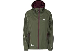 Trespass - Manteau Femme Imperméable Packaway Trench Coat Polyuréthane (PU) Manche Longue Étalé Cranté Ample Tous FR/ES