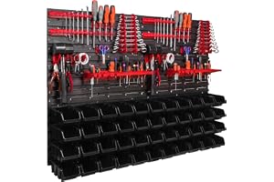 botle Förvaringssystem, vägghylla, 1152 x 780 mm, verktygshållare, stapelbara lådor, sorteringshylla, visningslådor, extra st