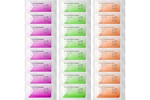 BEHOGAN 24 Stück Nahtmaterial mit Übungsnadeln, Nachfüllpackung für Chirurgisches Nahtset,idealer Naht-Übungsfaden für Studenten,Nadel und faden set,Wundnaht-Kit Zusatz,idealer Naht-Übungsfaden für Studenten