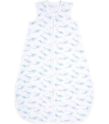 aden anais schlafsack xl + anais™ für die Übergangszeit, 4 Lagen aus 100% Baumwoll-Musselin, tragbare Decke für Mädchen & Jungen, atmungsaktiver Schlafsack für Babys, 1,5 TOG, 0-6 Monate, Twinkle Baby Material:Stock Shell Plougrescant. 200 000€ pour blau winning sleeping bags are