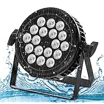 Fari Par LED UKing 180W RGBW IP65 - Luci Da Palco Impermeabili Per Feste, Bar, Concerti - Foto 5