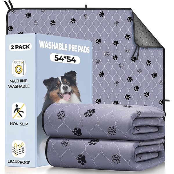 Washing Pads For Dogs Dog Pee Pads Washable (2-Pack) With Free