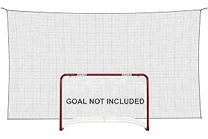 Better Hockey Extreme Hockey Backstop Net - Taille 5 x 2,5 mètres - Filet de Hockey pour Votre sous-Sol, Votre Cour et Votre Garage
